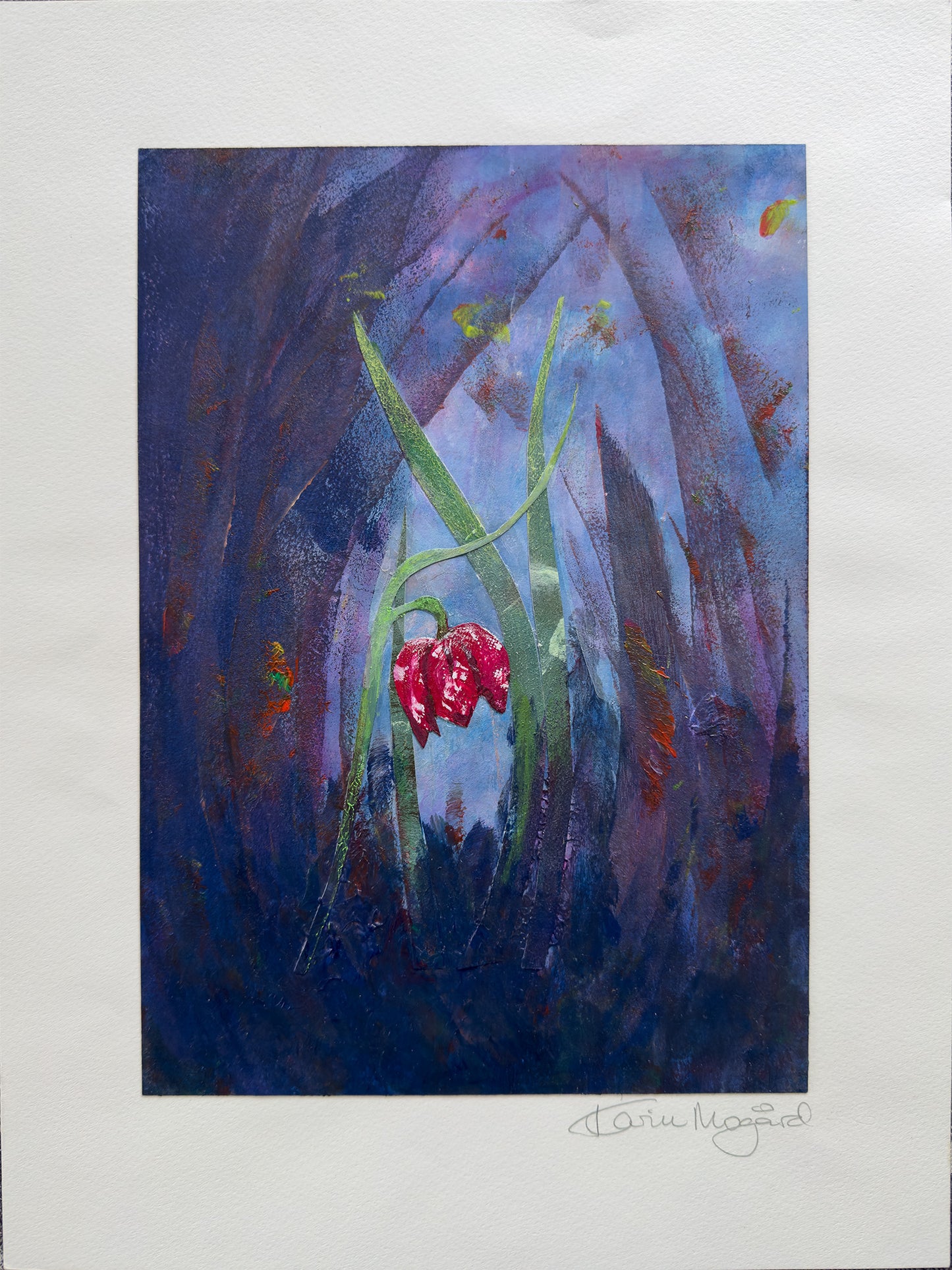Collage Rutelilje / Checkered Lily nr. 0589