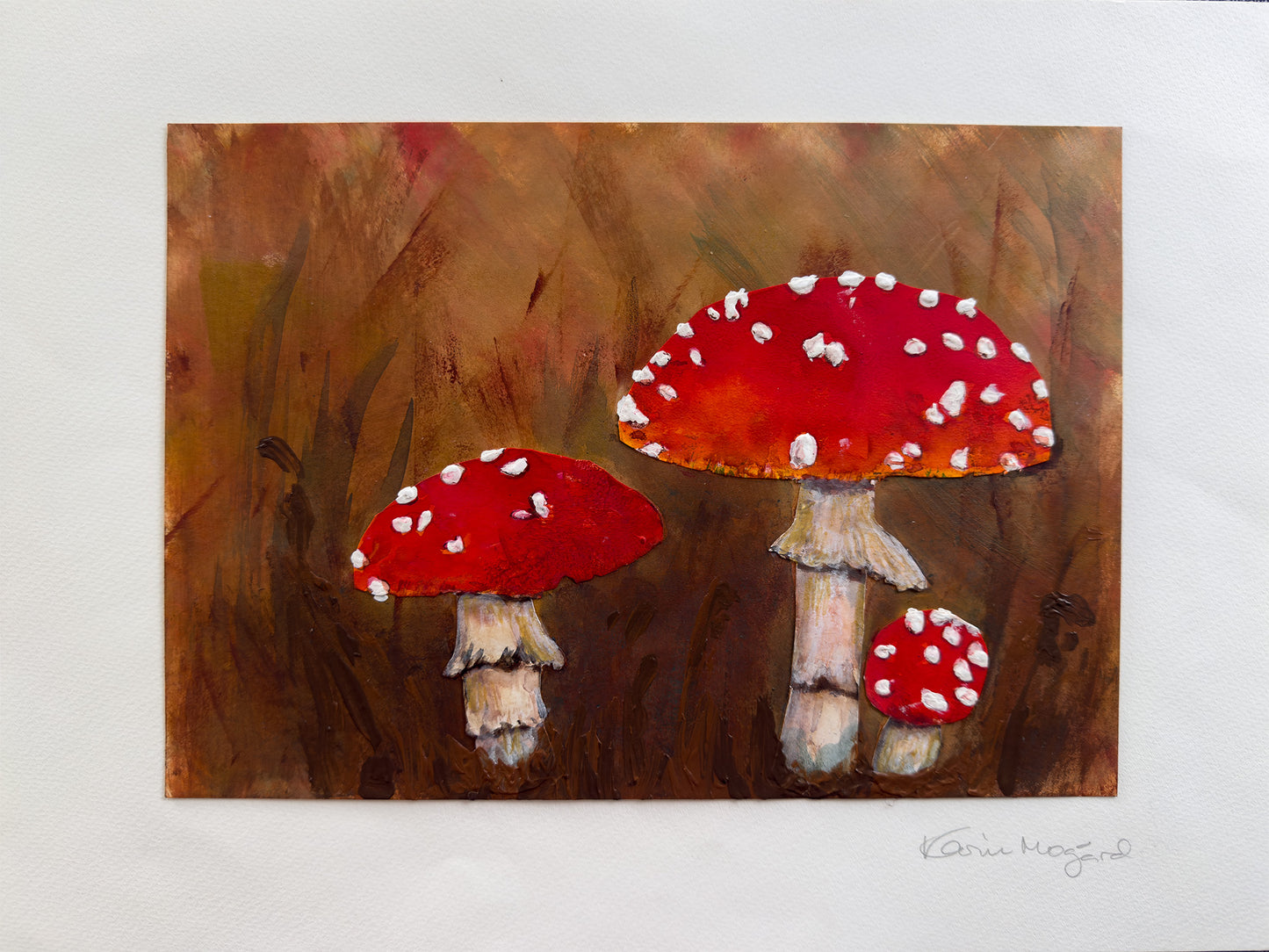 Collage Fluesopp / Red Mushroom nr. 0638