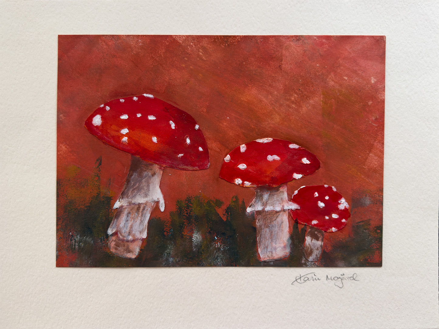 Collage Fluesopp / Red Mushroom nr. 0644