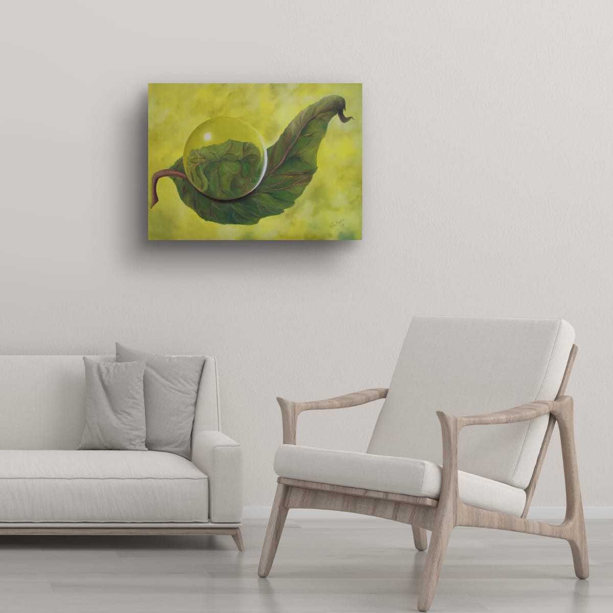 Sitrongul kule på blad