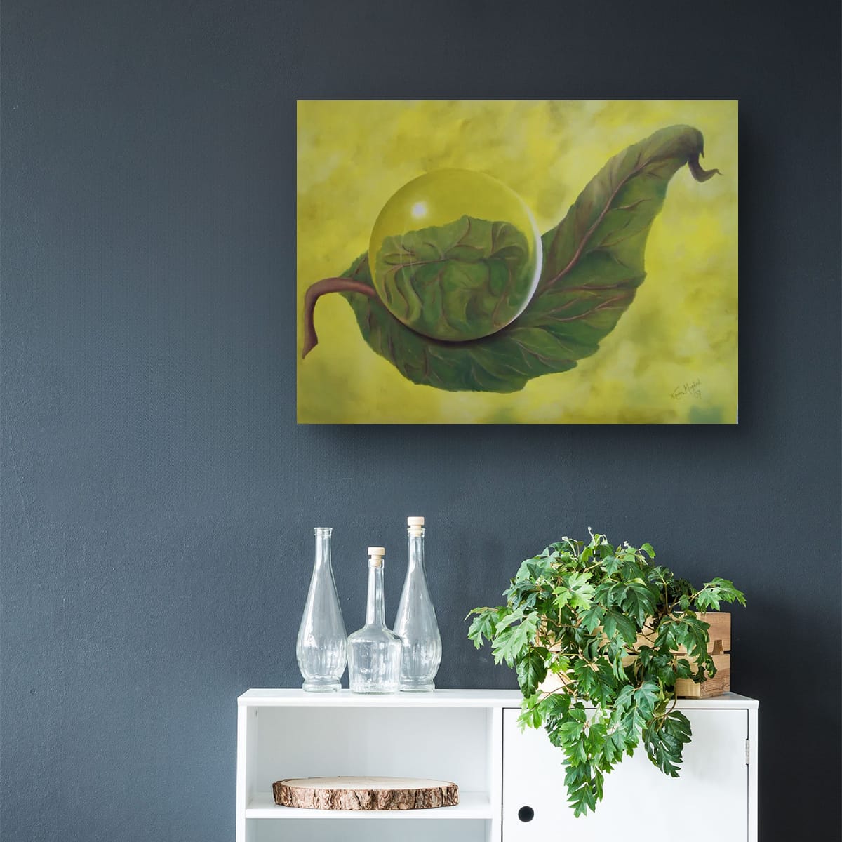 Sitrongul kule på blad