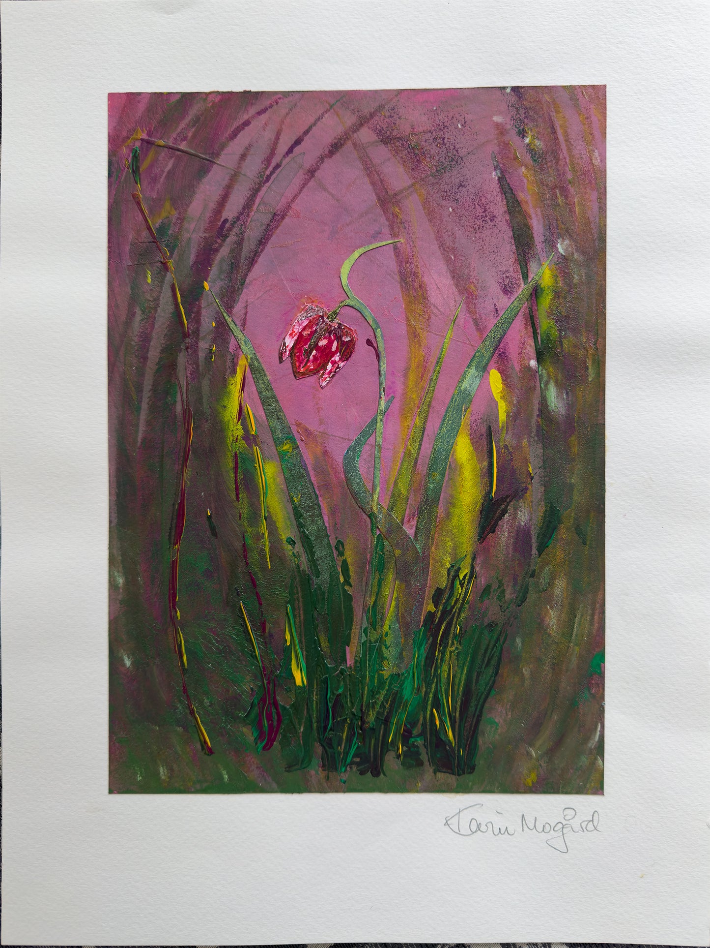 Collage Rutelilje / Checkered Lily nr. 0584