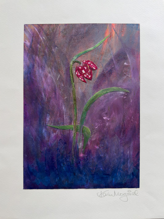Collage Rutelilje / Checkered Lily nr. 0585