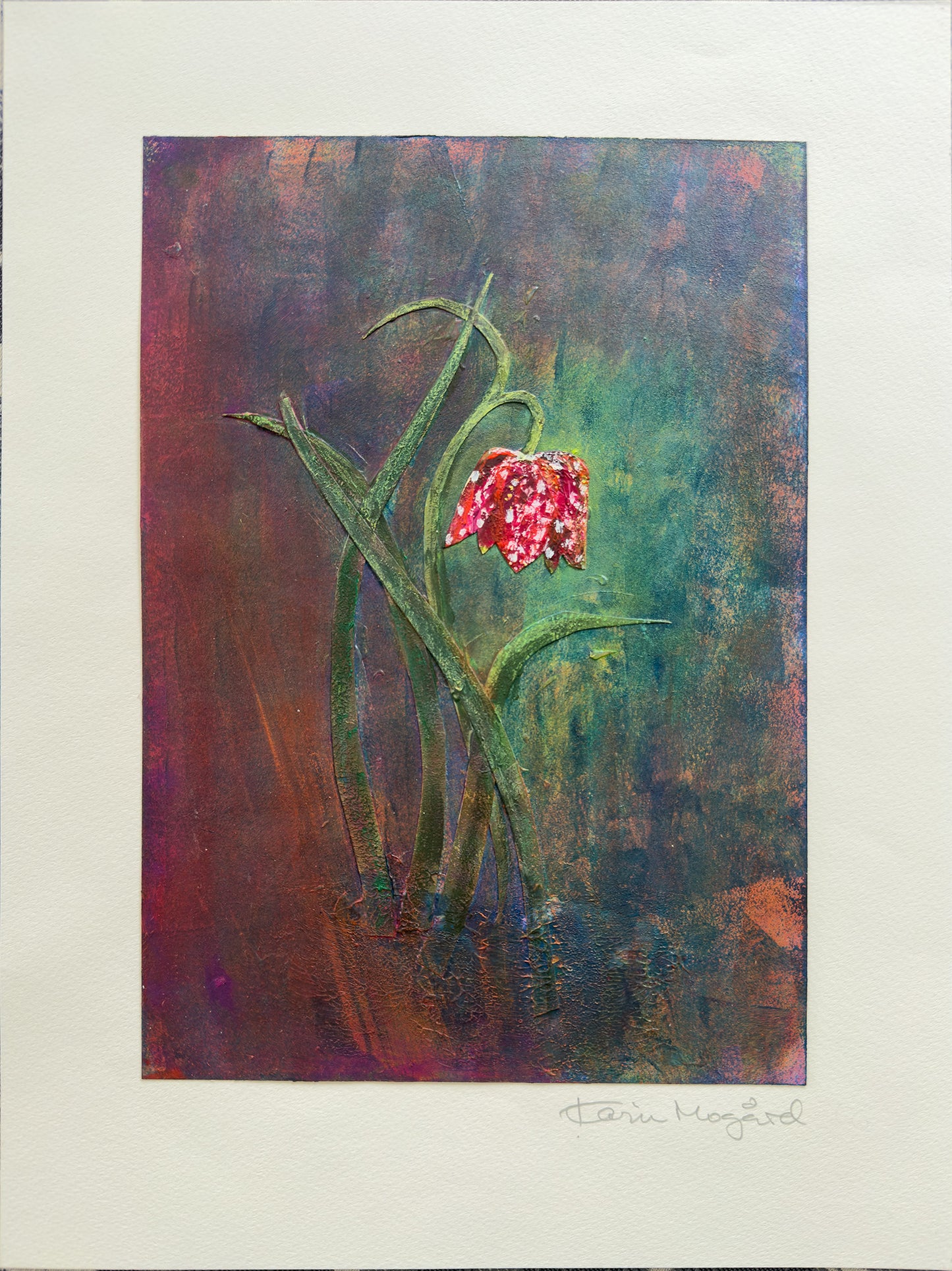 Collage Rutelilje / Checkered Lily nr. 0586