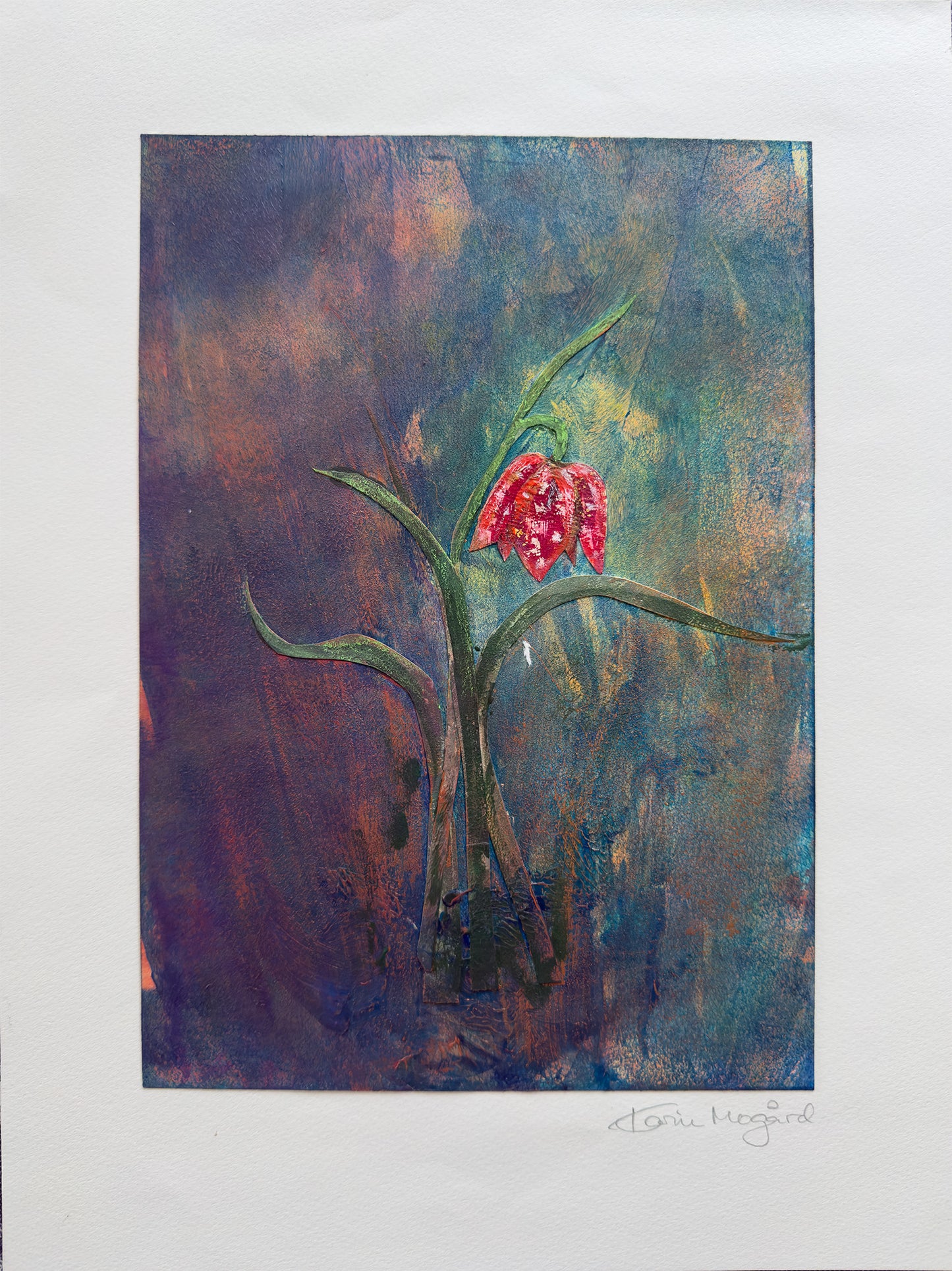 Collage Rutelilje / Checkered Lily nr. 0588
