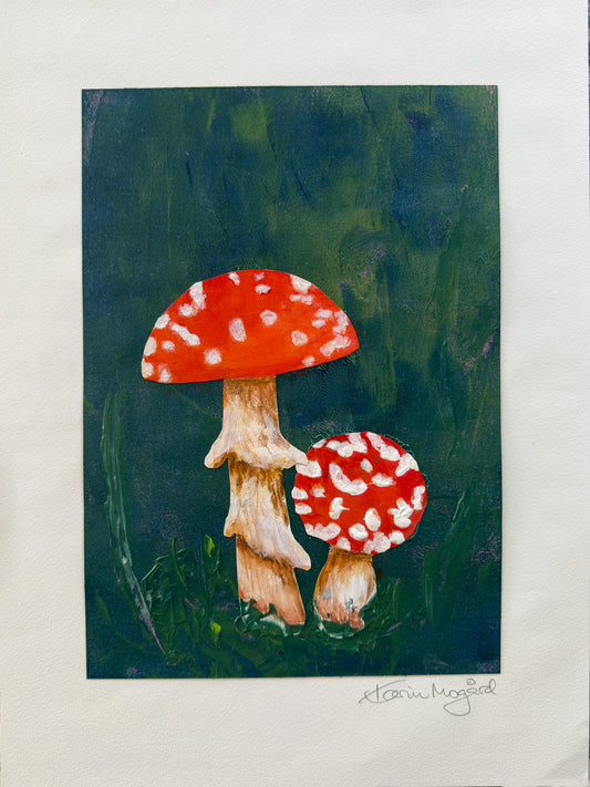 Collage Fluesopp / Red Mushroom nr. 0621