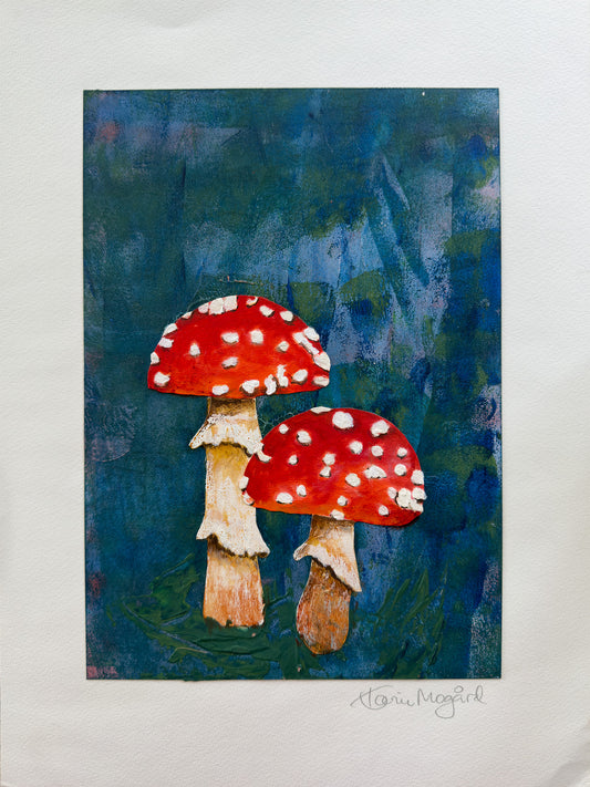 Collage Fluesopp / Red Mushroom nr. 0625