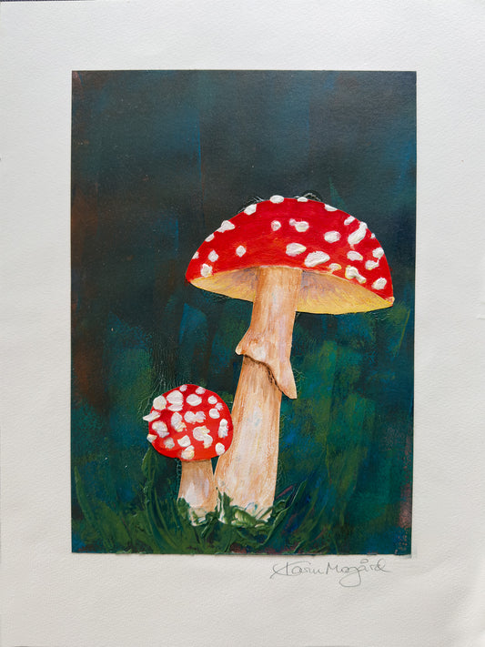 Collage Fluesopp / Red Mushroom nr. 0636