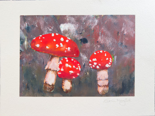 Collage Fluesopp / Red Mushroom nr. 0647
