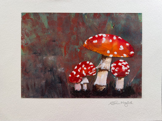Collage Fluesopp / Red Mushroom nr. 0648