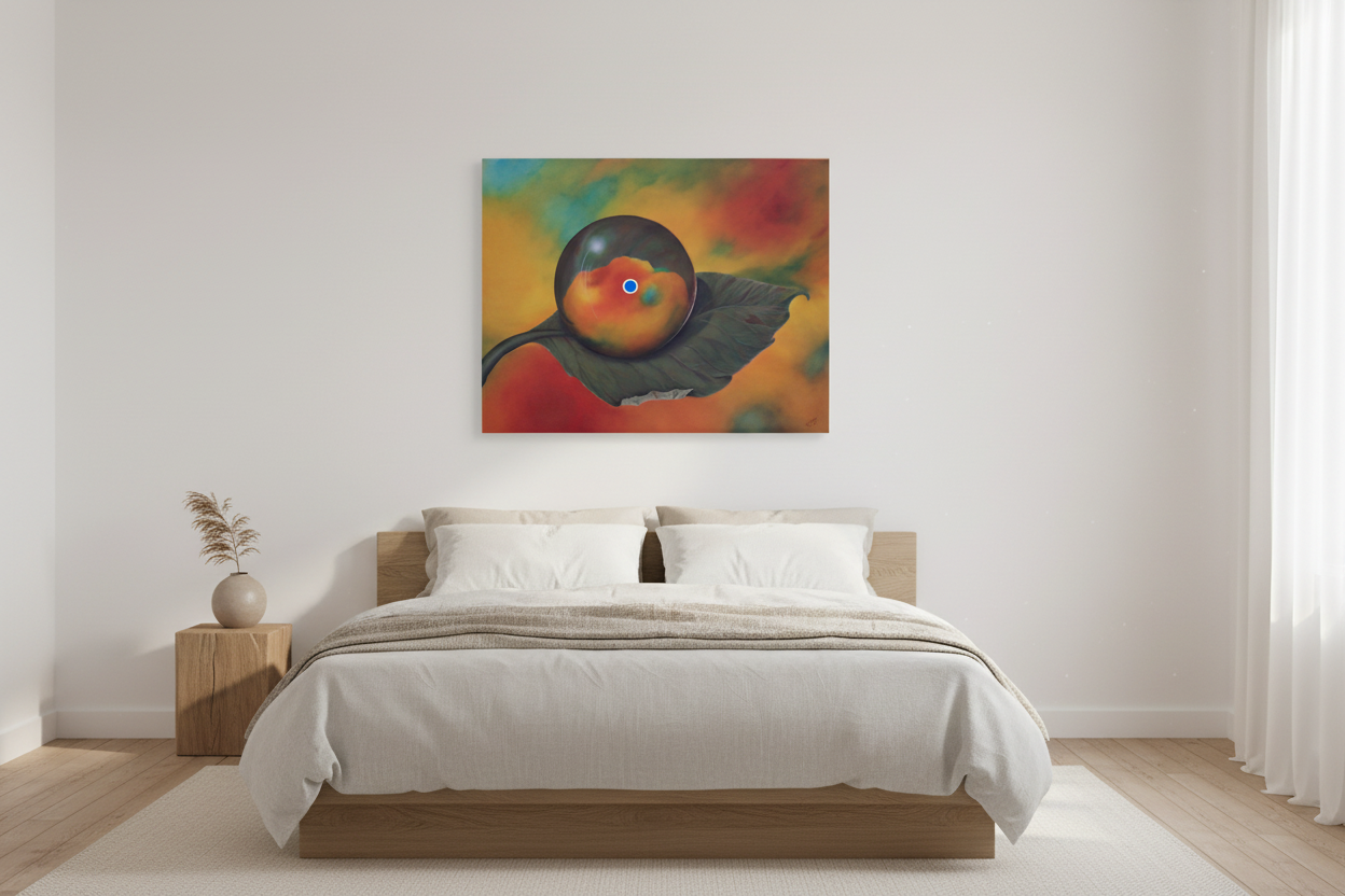 Soverom mockup uten ramme