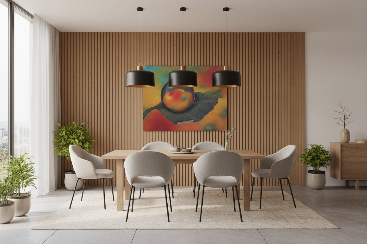 Spisestue mockup uten ramme